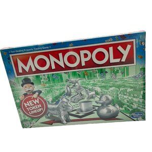Hasbro Original Monopoly Classic Game Edition Family Traditional 8 Token New C96